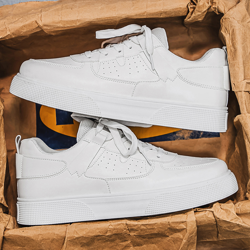 White Sneaker Care Kit - LOEIKAN メンズ ホワイト カジュアル スニーカー |
