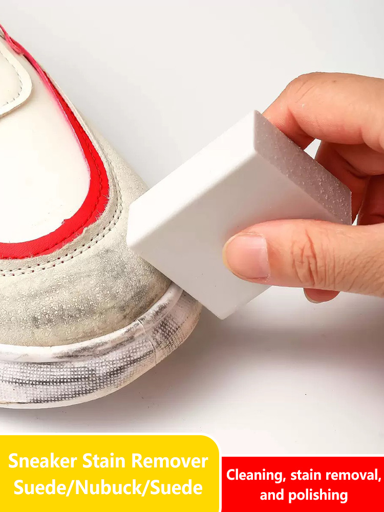 Sneaker Care Whitener - スエード＆スニーカーシューズクリーニング消しゴム マットレザーシューズケア ホワイトニングベルベットレザーリバイタライザー＆汚れ除去ツール