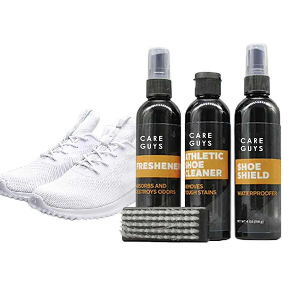 Sneaker Care Clean - 靴クリーナー スニーカークリーニングキット アスレチックシューズ用消臭剤 防水フィルム付き靴ブラシ 車用ノーウォッシュ汚れ落とし剤