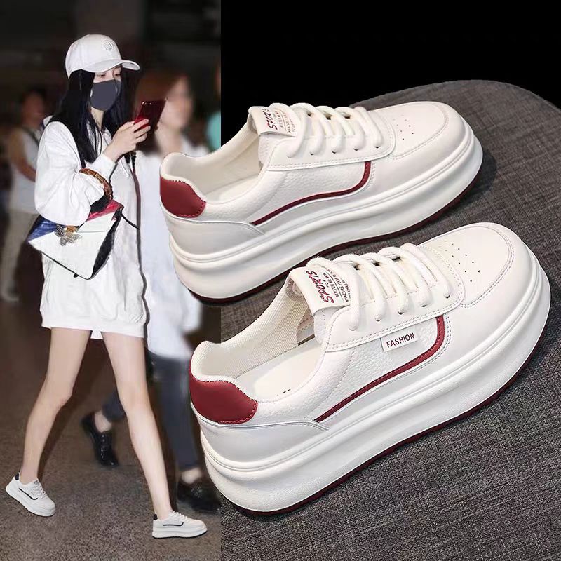 White Sneaker Care Kit - レディース厚底ホワイトスニーカー スリムで軽量、多用途 2026年春コレクション 人気スポーツスニーカー