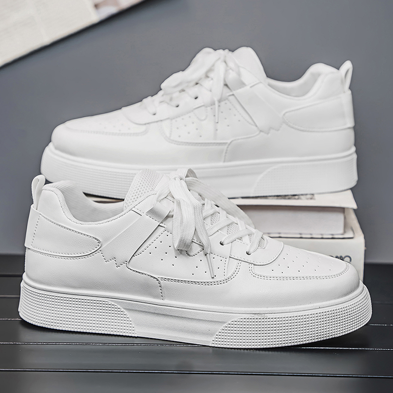 LOEIKAN メンズ ホワイト カジュアル スニーカー | - White Sneaker Care Kit のレビューと価格
