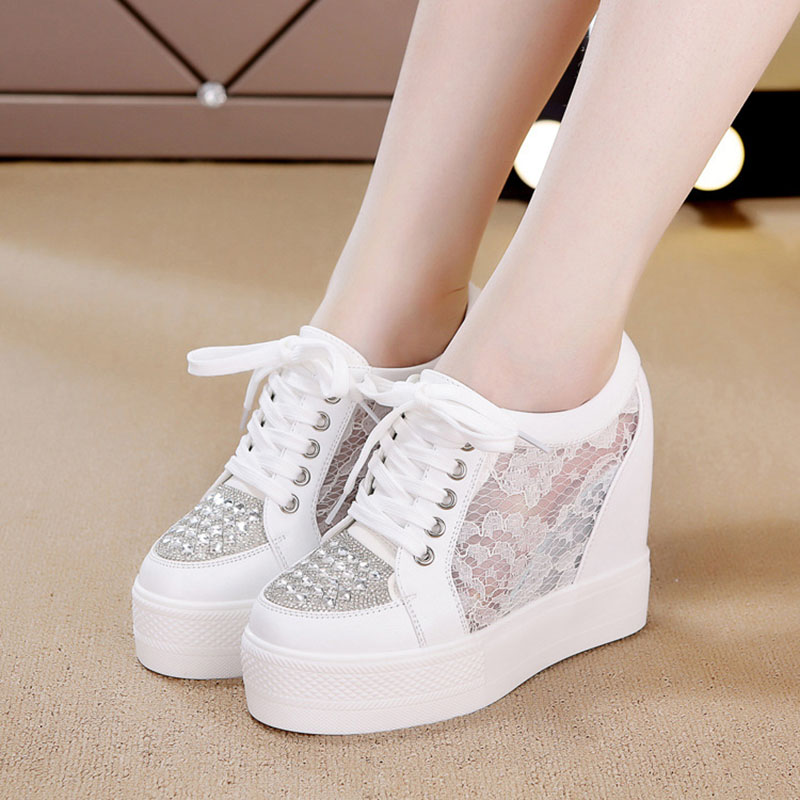 XMWRLW 女性の夏の靴通気性メッシュファッション隠しヒー - White Sneaker Care Kit のレビューと価格