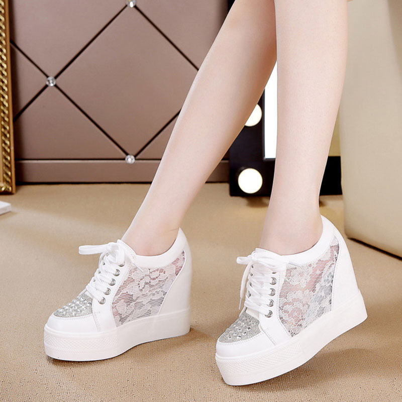 XMWRLW 女性の夏の靴通気性メッシュファッション隠しヒー - White Sneaker Care Kit のレビューと価格