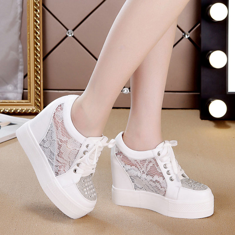 XMWRLW 女性の夏の靴通気性メッシュファッション隠しヒー - White Sneaker Care Kit のレビューと価格