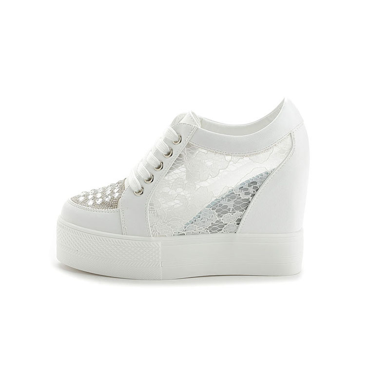 XMWRLW 女性の夏の靴通気性メッシュファッション隠しヒー - White Sneaker Care Kit のレビューと価格