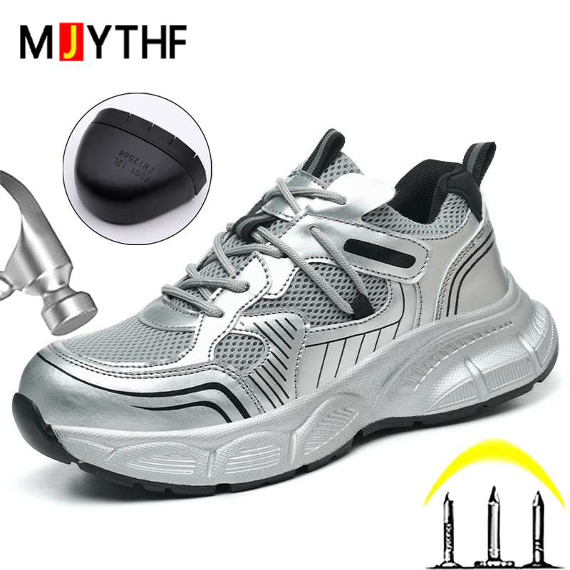 安全靴女性用ワークスニーカースチールトゥシューズ軽量快適ワー - Sneaker Care のレビューと価格