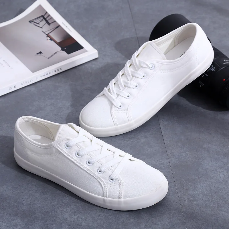 白いカップルのための夏の靴,女性のためのキャンバスの夏の靴, - White Sneaker Care Kit のレビューと価格