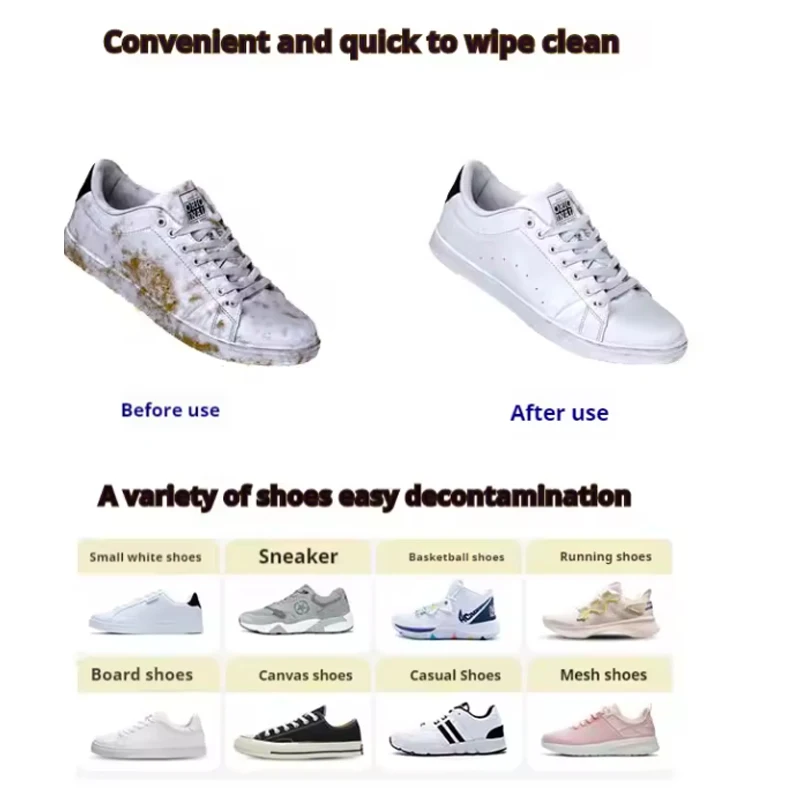 使い捨てシューズクリーニングワイプ、スニーカー用、白い靴の汚 - Sneaker Care Wipes のレビューと価格