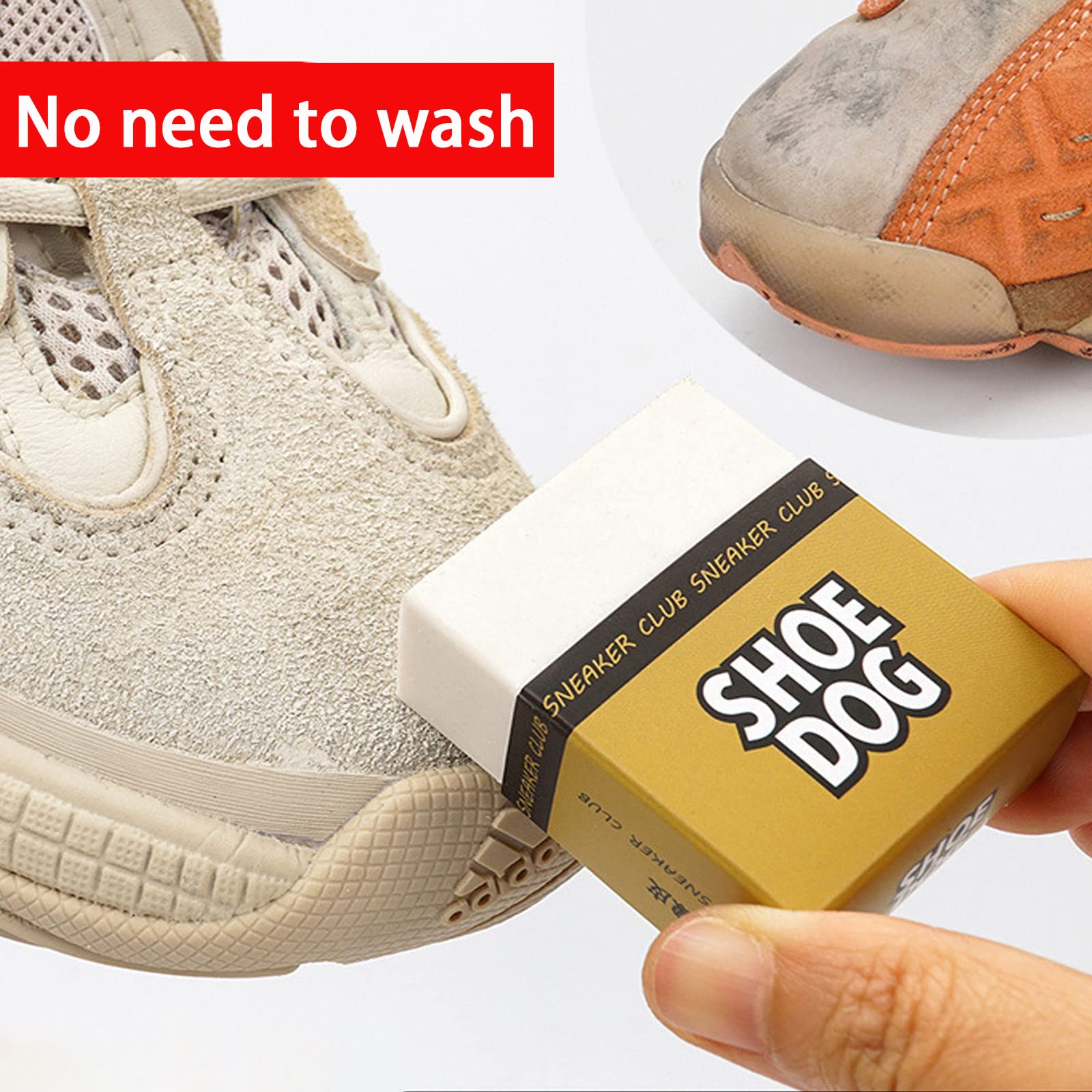 靴のお手入れクリーニング消しゴム、携帯用スニーカー消しゴム洗 - Sneaker Care Clean のレビューと価格